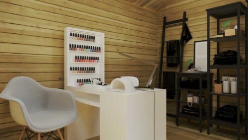 ARKLOW LOG CABIN 3.4m X 2.5m-interior