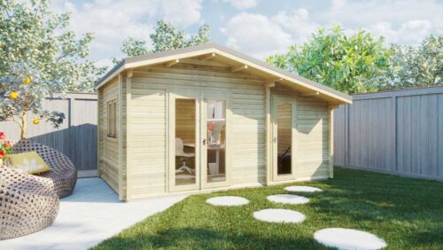 Loghouse - DUNDRUM LOG CABIN 5m x 3m