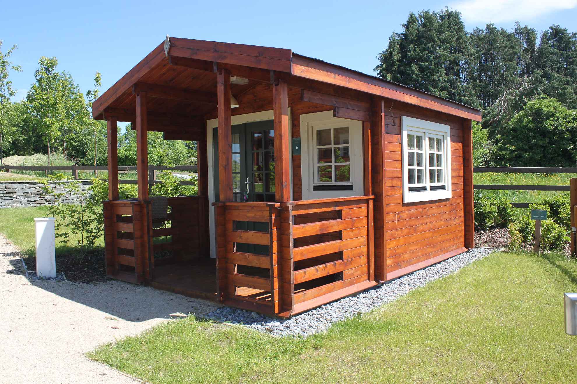 Glamping Log Cabins Outside Thumb