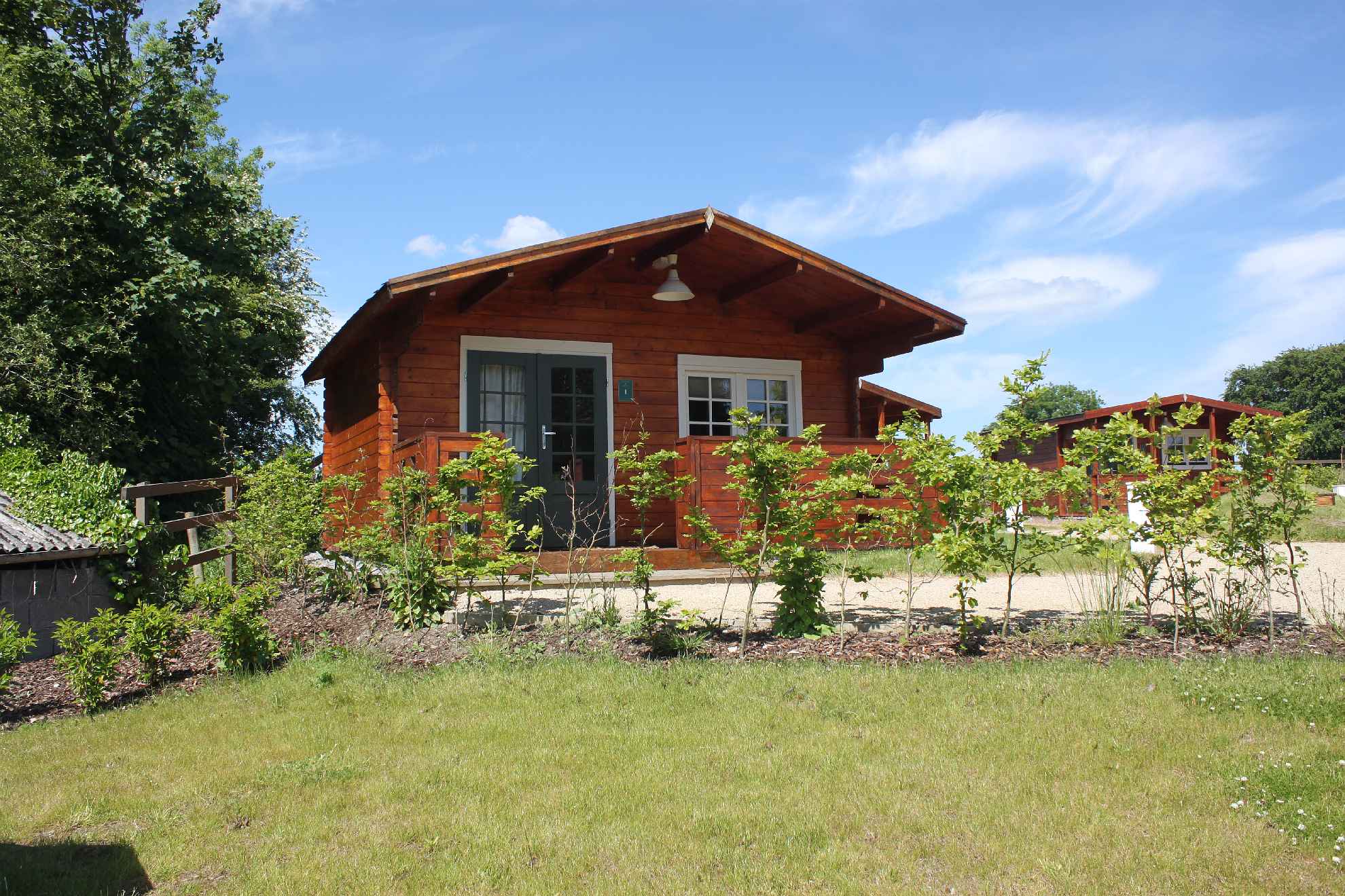 Glamping Log Cabins Outside Front 4