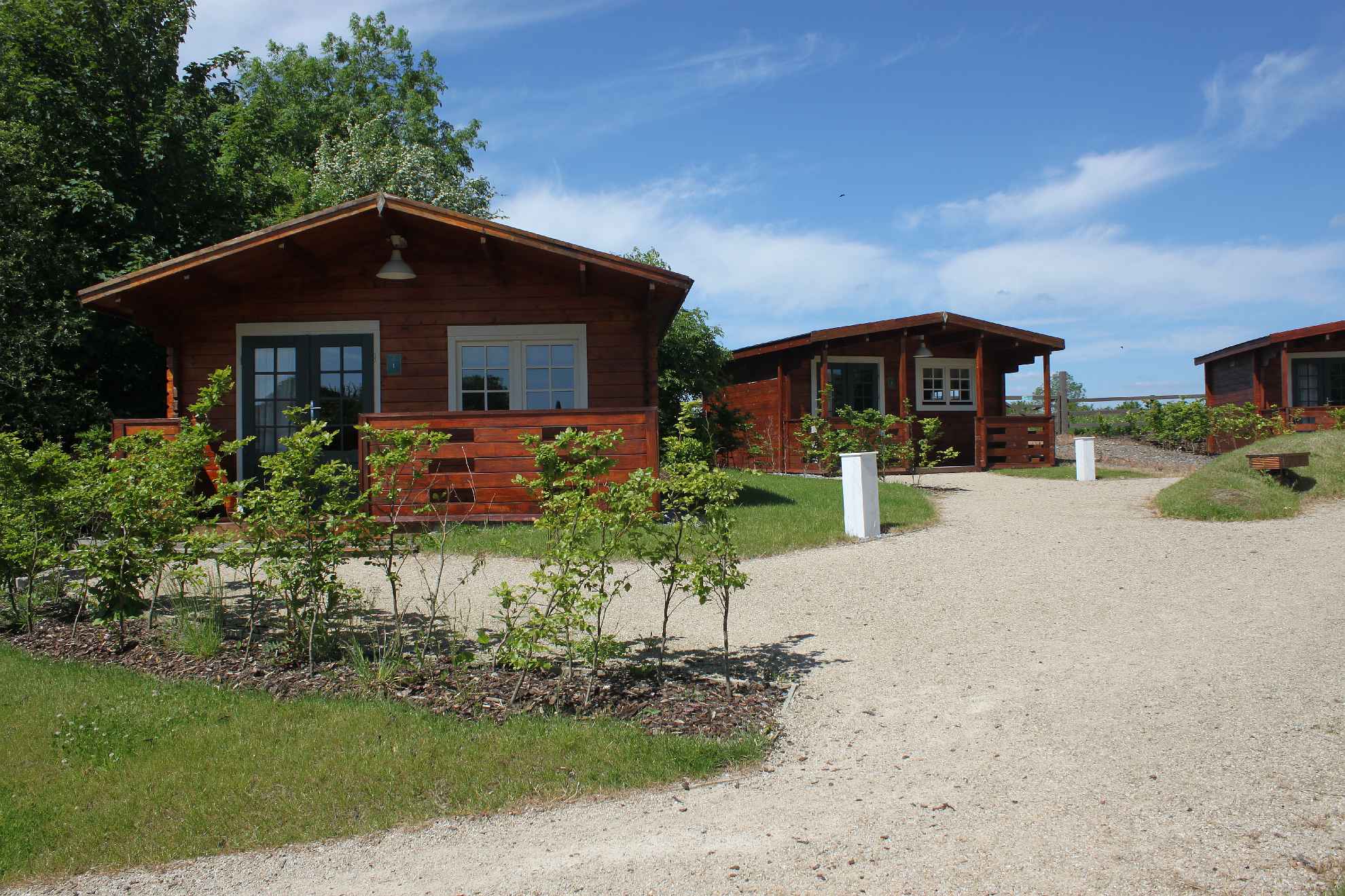 Glamping Log Cabins Outside Front 2