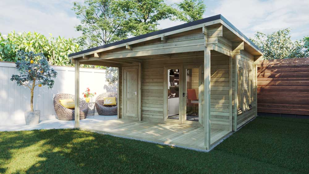 Loghouse log cabin - Rathcoole