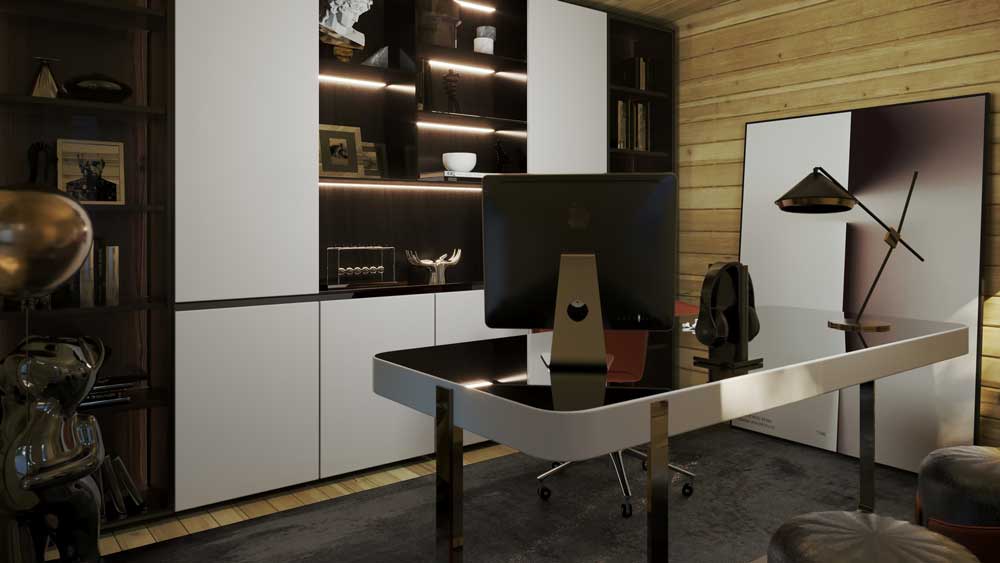 Loghouse log cabin - Rathcoole-interior