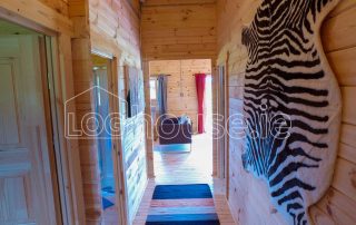 Three Bed Type A Log Cabin Hallway