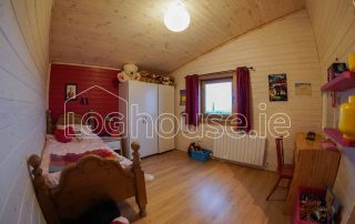 Four Bed Log Cabin Bedroom