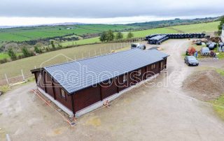 Four Bed Log Cabin Outside Areal