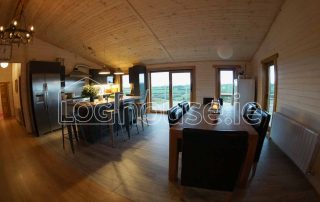 Four Bed Log Cabin Living Room 3