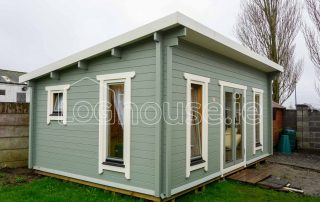 Music Room Log Cabin Outside Left