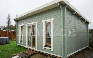 Music Room Log Cabin Outside Right