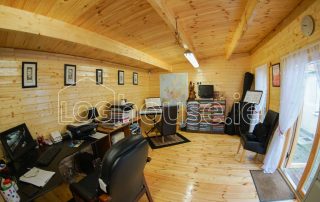 Music Room Log Cabin Inside right