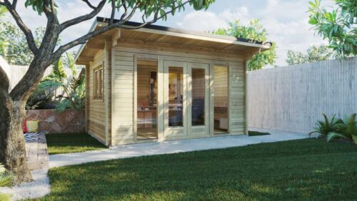 ASHFORD LOG CABIN 4m X 4m