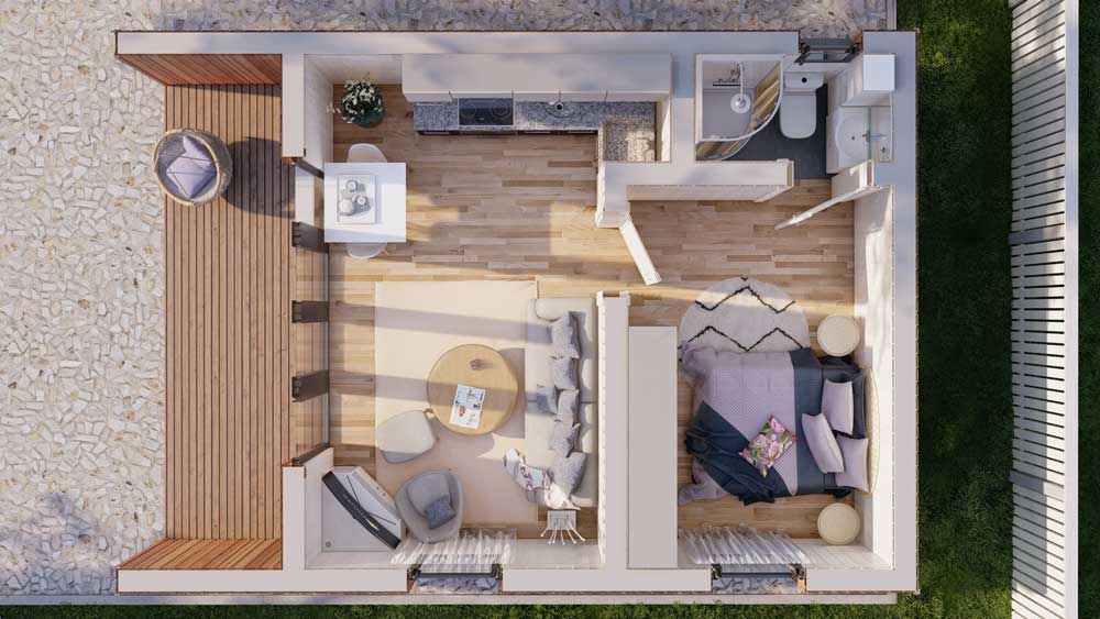 Eco Residential Chalets one-bed_Photo-8