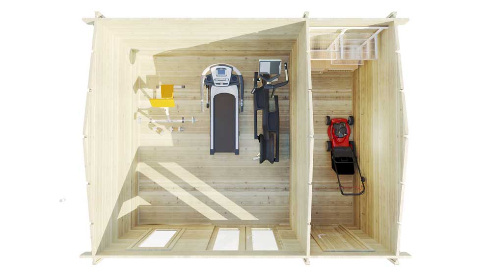 KILKENNY TWO ROOM LOG CABIN-TOP