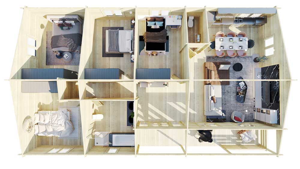 Budget-Four-Bed-B-15_5x9m---top