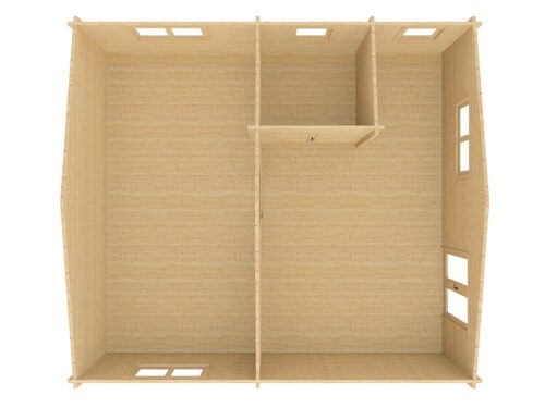 Custom log cabin 6_5 x7_21 58 top view