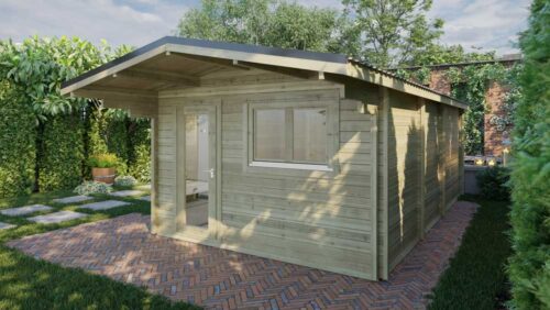 Loghouse---4x7m-Budget-One-Bed-C-log-cabin--Exterior