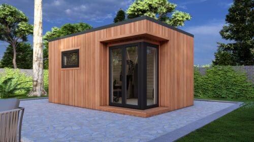Mila Contemporary Log Cabin_exterior - 2
